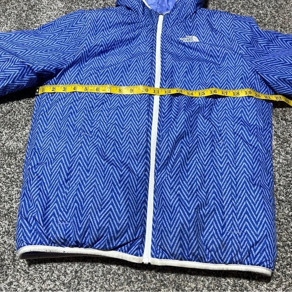 The North Face Youth XL Reversible Jacket Puffer Coat Purple